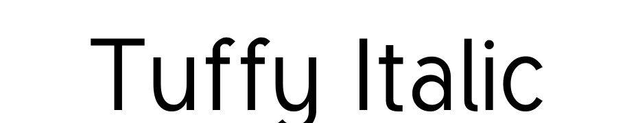 Tuffy Italic Font Download Free